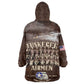Remembering the Red Tail Heroes Wearable Blanket Hoodie Tuskegee Airmen Legacy Retro Style - African Pride