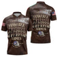 Remembering Tuskegee Airmen Zipper Polo Shirt Heroes of the 332nd Squadron Retro Style
