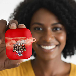 Remembering Tuskegee Airmen AirPods Case Heroes of the 332nd Squadron Red Art