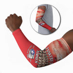 Remembering Tuskegee Airmen Arm Sleeves Heroes of the 332nd Squadron Red Art