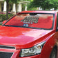 Remembering Tuskegee Airmen Auto Sun Shade Heroes of the 332nd Squadron Red Art