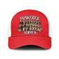 Remembering the Red Tail Heroes Baseball Net Cap Tuskegee Airmen Legacy - Red - African Pride