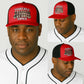 Remembering the Red Tail Heroes Baseball Net Cap Tuskegee Airmen Legacy - Red - African Pride