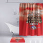 Remembering Tuskegee Airmen Bathroom Set Heroes of the 332nd Squadron Red Art