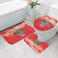 Remembering Tuskegee Airmen Bathroom Set Heroes of the 332nd Squadron Red Art