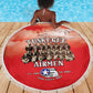 Remembering the Red Tail Heroes Beach Blanket Tuskegee Airmen Legacy - Red - African Pride