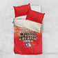 Remembering the Red Tail Heroes Bedding Set Tuskegee Airmen Legacy - Red - African Pride