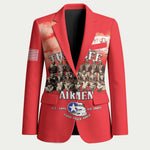 Remembering Tuskegee Airmen Blazer Heroes of the 332nd Squadron Red Art
