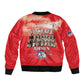 Remembering the Red Tail Heroes Bomber Jacket Tuskegee Airmen Legacy - Red - African Pride