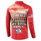 Remembering Tuskegee Airmen Button Sweatshirt Heroes of the 332nd Squadron Red Art