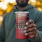 Remembering the Red Tail Heroes 4 in 1 Can Cooler Tumbler Tuskegee Airmen Legacy - Red - African Pride