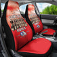 Remembering the Red Tail Heroes Car Seat Cover Tuskegee Airmen Legacy - Red - African Pride