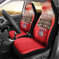 Remembering the Red Tail Heroes Car Seat Cover Tuskegee Airmen Legacy - Red - African Pride