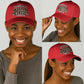 Remembering the Red Tail Heroes Classic Cap Tuskegee Airmen Legacy - Red - African Pride