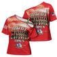 Remembering Tuskegee Airmen Cross Shoulder Shirt Heroes of the 332nd Squadron Red Art