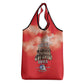 Remembering the Red Tail Heroes Grocery Bag Tuskegee Airmen Legacy - Red - African Pride
