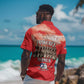 Remembering the Red Tail Heroes Hawaiian Shirt Tuskegee Airmen Legacy - Red - African Pride