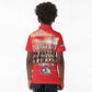 Remembering the Red Tail Heroes Kid Polo Shirt Tuskegee Airmen Legacy - Red - African Pride
