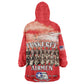 Remembering the Red Tail Heroes Kid Wearable Blanket Hoodie Tuskegee Airmen Legacy - Red - African Pride