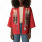 Remembering Tuskegee Airmen Kimono Heroes of the 332nd Squadron Red Art