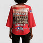 Remembering Tuskegee Airmen Kimono Sleeve Blouse Heroes of the 332nd Squadron Red Art