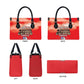 Remembering Tuskegee Airmen Leather Bag Heroes of the 332nd Squadron Red Art