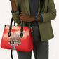 Remembering Tuskegee Airmen Leather Bag Heroes of the 332nd Squadron Red Art