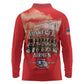 Remembering the Red Tail Heroes Long Sleeve Polo Shirt Tuskegee Airmen Legacy - Red - African Pride