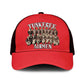 Remembering the Red Tail Heroes Mesh Trucker Cap Tuskegee Airmen Legacy - Red - African Pride