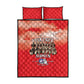 Remembering the Red Tail Heroes Quilt Bed Set Tuskegee Airmen Legacy - Red - African Pride