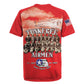 Remembering the Red Tail Heroes Rugby Jersey Tuskegee Airmen Legacy - Red - African Pride