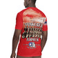 Remembering the Red Tail Heroes Rugby Jersey Tuskegee Airmen Legacy - Red - African Pride