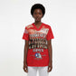 Remembering the Red Tail Heroes Scrub Top Tuskegee Airmen Legacy - Red - African Pride