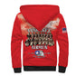 Remembering the Red Tail Heroes Sherpa Hoodie Tuskegee Airmen Legacy - Red - African Pride