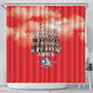 Remembering the Red Tail Heroes Shower Curtain Tuskegee Airmen Legacy - Red - African Pride