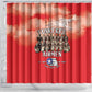 Remembering the Red Tail Heroes Shower Curtain Tuskegee Airmen Legacy - Red - African Pride