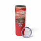 Remembering the Red Tail Heroes Skinny Tumbler Tuskegee Airmen Legacy - Red - African Pride