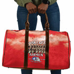 Remembering Tuskegee Airmen Travel Bag Heroes of the 332nd Squadron Red Art