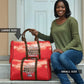 Remembering Tuskegee Airmen Travel Bag Heroes of the 332nd Squadron Red Art