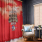 Remembering the Red Tail Heroes Window Curtain Tuskegee Airmen Legacy - Red - African Pride