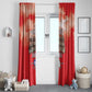 Remembering the Red Tail Heroes Window Curtain Tuskegee Airmen Legacy - Red - African Pride