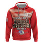 Remembering the Red Tail Heroes Zip Hoodie Tuskegee Airmen Legacy - Red - African Pride