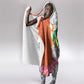 Afro Niger Sannu Hooded Blanket Coat Of Arms - African Pattern