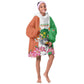 Afro Niger Sannu Kid Wearable Blanket Hoodie Coat Of Arms - African Pattern