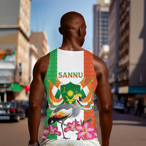 Afro Niger Sannu Men Tank Top Coat Of Arms - African Pattern