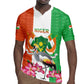 Afro Niger Sannu Rugby Jersey Coat Of Arms - African Pattern