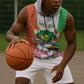 Afro Niger Sannu Sleeveless Hoodie Coat Of Arms - African Pattern - African Pride