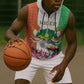 Afro Niger Sannu Sleeveless Zip Hoodie Coat Of Arms - African Pattern - African Pride