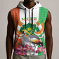 Afro Niger Sannu Sleeveless Zip Hoodie Coat Of Arms - African Pattern - African Pride