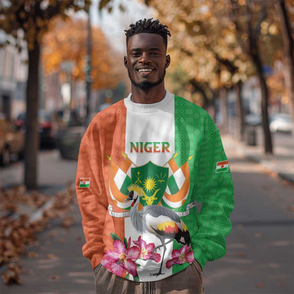 Afro Niger Sannu Sweatshirt Coat Of Arms - African Pattern